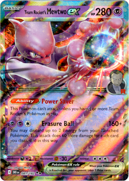 2025 Team Rocket's Mewtwo ex #81 Destined Rivals
