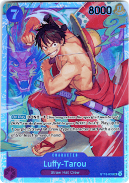 2024 Luffy-Tarou (foil) #5 PURPLE Monkey.D.Luffy