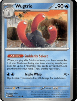 2023 Wugtrio #53 Paradox Rift