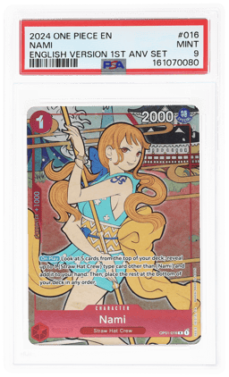 2024 One Piece 1st Anniversary Set Promo Nami #OP01016 PSA 9
