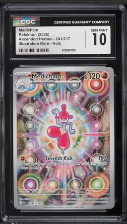 2026 Pokemon Mega Evolution Ascended Heroes IR Medicham #241 CGC 10 GEM MINT