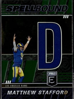 2022 Matthew Stafford #SB-MS8 Donruss Elite Spellbound