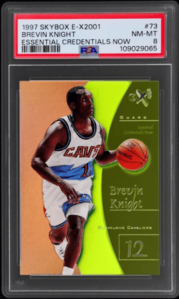 1997 Skybox Ex2001 Essential Credentials Now Brevin Knight #73 35/73 PSA 8