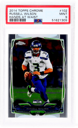 2014 Topps Chrome Russell Wilson #102A PSA 9
