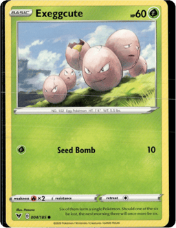 2020 Exeggcute #4 Vivid Voltage