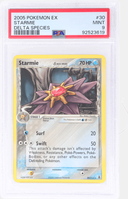 2005 Pokemon Ex Delta Species Starmie #30 PSA 9