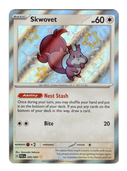 2024 Skwovet #205 Paldean Fates
