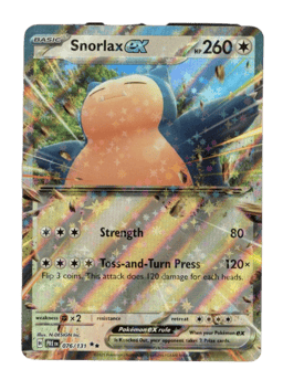 2025 Snorlax ex #76 Prismatic Evolutions