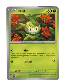 2025 Petilil  (Master Ball) #006 Black Bolt