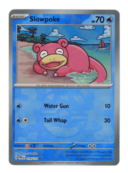 2025 Slowpoke  (Master Ball) #18 Prismatic Evolutions