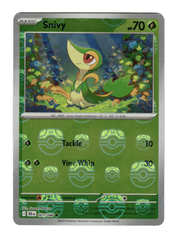 2025 Snivy  (Master Ball) #001 Black Bolt