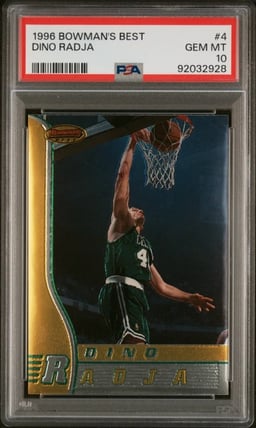 1996 BOWMAN'S BEST #4 DINO RADJA PSA 10