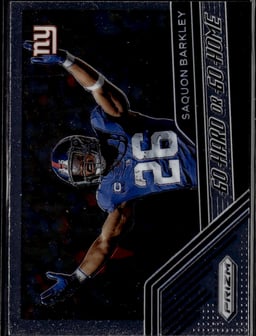 2020 Saquon Barkley #7 Prizm Go Hard or Go Home