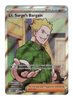 2025 Lt. Surge's Bargain #170 Mega Evolution