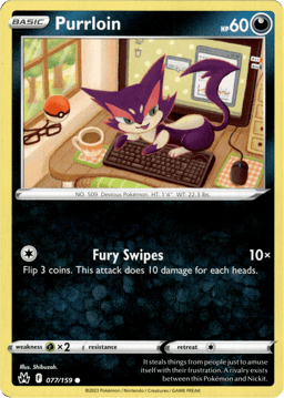 2023 Purrloin #77 Crown Zenith