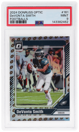2024 Panini Donruss Optic Footballs Devon Smith #161 PSA 9