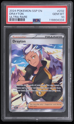 2024 Pokemon Scarlet and Violet Sparks Ultra Rare Drayton #232 PSA 10