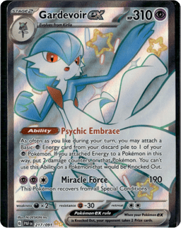 2024 Gardevoir ex #217 Paldean Fates
