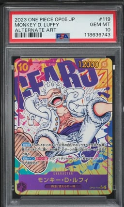 2024 One Piece Japanese Awakening Of New Era Monkey D. Luffy #OP05-119 PSA 10