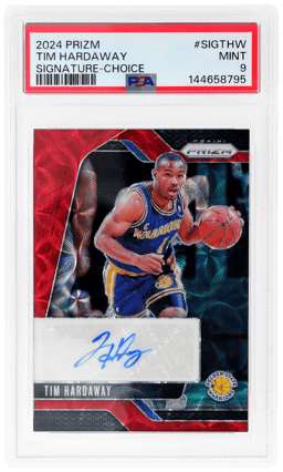 2024 Panini Prizm Signature Choice Prizm Tim Hardaway #SIG-THW PSA 9