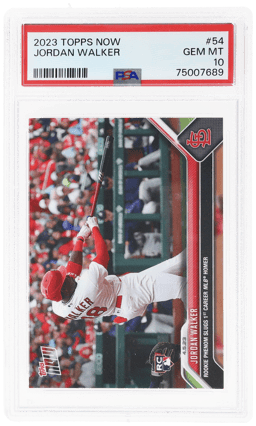 2023 Topps Now Jordan Walker #54 /9038 PSA 10
