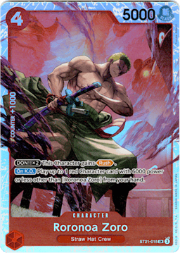 2025 Roronoa Zoro (foil) #15 EX Gear 5