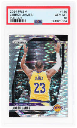 2024 Panini Prizm Pulsar Prizm LeBron James #130 PSA 10