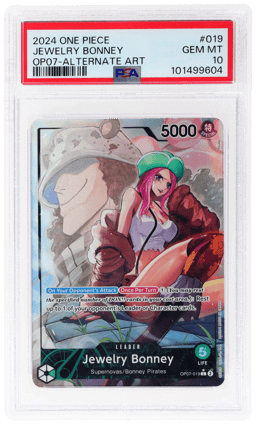 2024 One Piece 500 Years In the Future Alternate Art Jewelry Bonney #OP07019 PSA 10