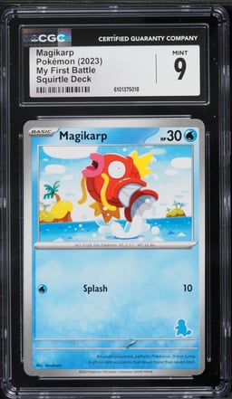 2023 Pokemon Scarlet & Violet My First Battle Squirtle Deck Magikarp CGC 9 MINT