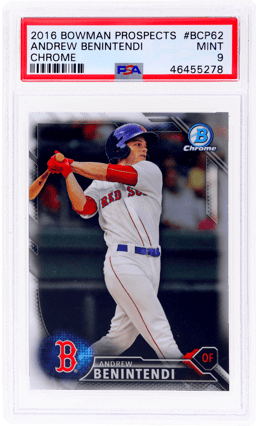 2016 Bowman Chrome Prospect Andrew Benintendi #BCP62 PSA 9
