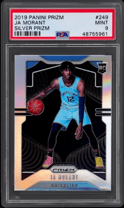 2019 Panini Prizm Silver Prizm Ja Morant #249 PSA 9