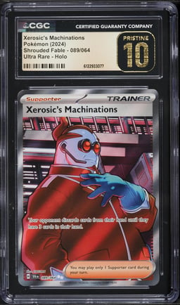 2024 Pokemon SV Shrouded Fable Full Art Xerosic's Machinations #89 CGC 10 PRISTINE