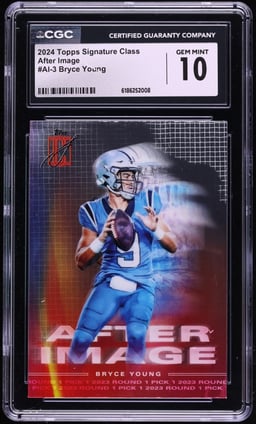 2024 Topps Signature Class After Image Bryce Young #AI-3 CGC 10 GEM MINT