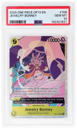 2025 One Piece Carrying On His Will Jewelry Bonney #OP13-108 PSA 10