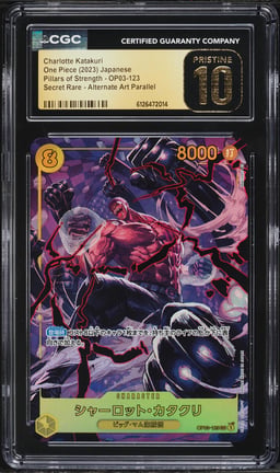 2023 One Piece Pillars Of Strength Alt Art Parallel Charlotte Katakuri CGC 10 PRISTINE