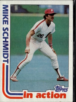 1982 Mike Schmidt #101 In Action