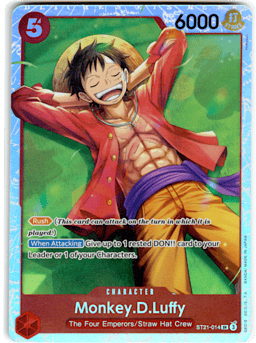 2025 Monkey.D.Luffy (foil) #14 EX Gear 5