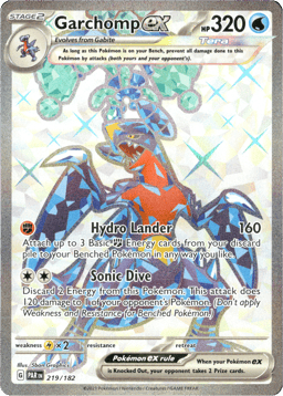 2023 Garchomp ex #219 Paradox Rift