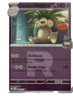 2026 Team Rocket's Exeggutor #78 Ascended Heroes
