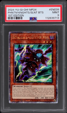 2024 Yu-Gi-Oh! 25th Anniversary Tin: Dueling Mirrors 1st Edition Phantom Knights/Silent Boots #EN039 PSA 9