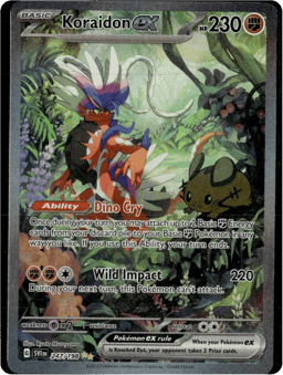 2023 Koraidon ex #247 Scarlet & Violet