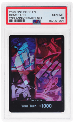 2025 One Piece 2nd Anniversary Set Don Card PSA 10