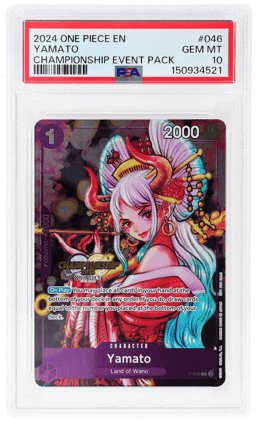 2024 One Piece Championship Event Pack Yamato #P-046 PSA 10