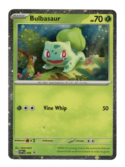 2023 Bulbasaur #46 Scarlet & Violet Black Star Promos