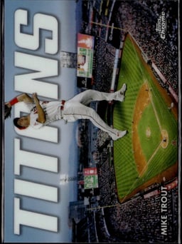 2023 Mike Trout #CT-3 Topps Chrome Titans