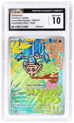 2026 Pokemon Ascended Heroes Illustration Rare Hitmontop #240 CGC 10