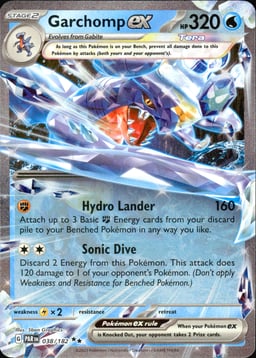 2023 Garchomp ex #38 Paradox Rift
