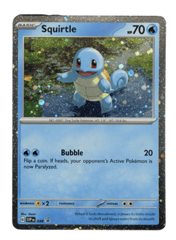 2023 Squirtle #48 Scarlet & Violet Black Star Promos