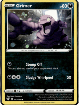 2020 Grimer #100 Darkness Ablaze