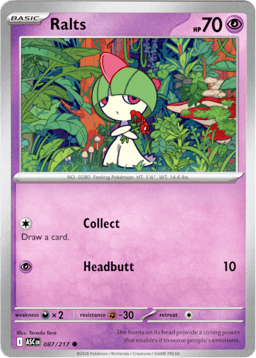 2026 Ralts #87 Ascended Heroes